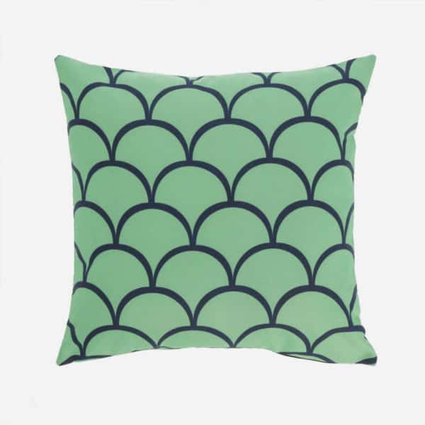 Ekene Cushion (Green Scallop)