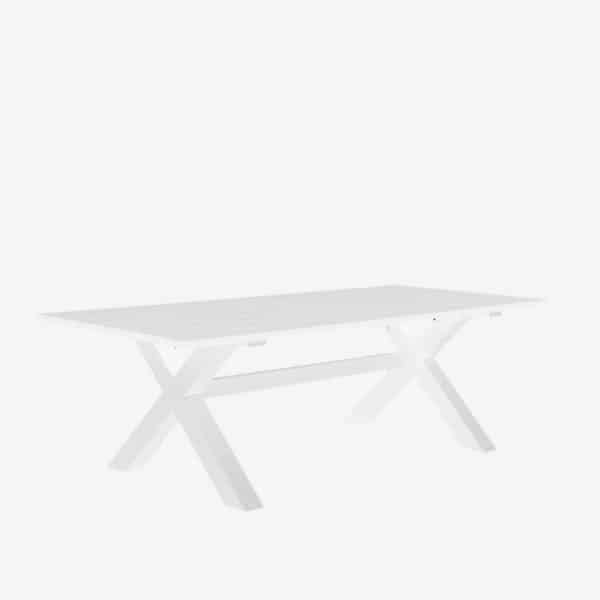 Floret X-Leg Dining Table 2400mm (White)