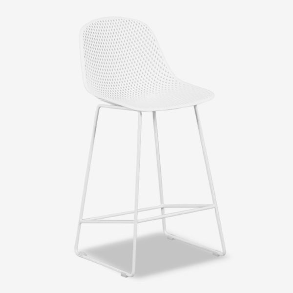 Gardenia Bar Chair Stool (White)