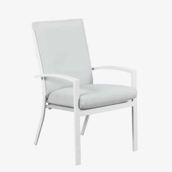 Matzo Highbacked Dining Chair (White)