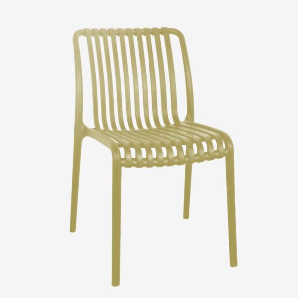 Voyage Armless Dining Chair (Mustard)
