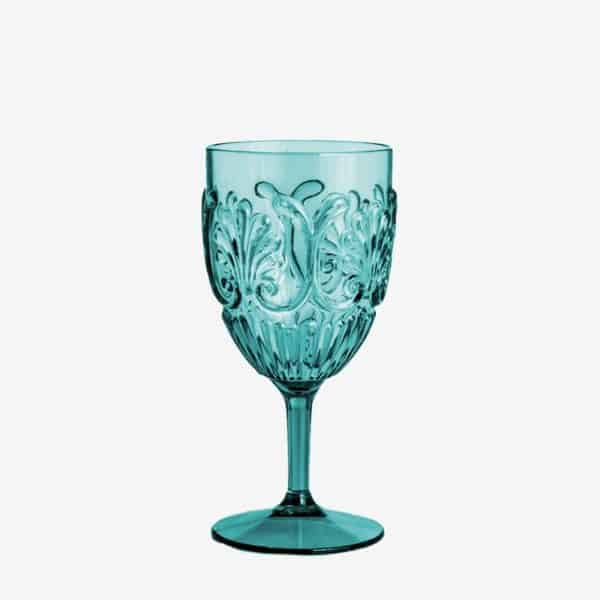 Flemington Acrylic Wine Glass (Sea Foam)