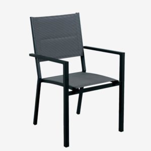Mayfair Padded Sling Dining Chair (Black)