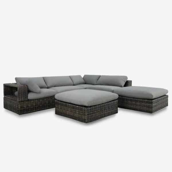 Arles 6pc Outdoor Corner Lounge Setting