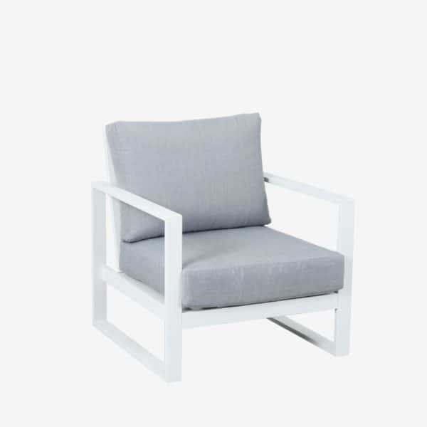 Colada Single Lounge (White)