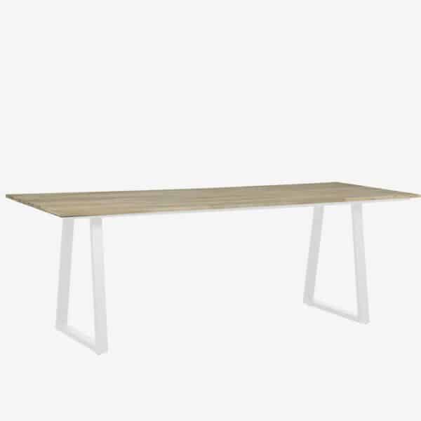 Delta Dining Table Acacia 2200mm (White)