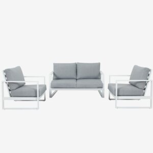 Colada 3-piece Double Lounge Set (White)